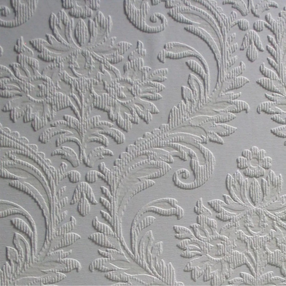 Luxury Damask Paintable Wallpaper Embossed Blown Vinyl Anaglypta RD80027 - Picture 5 of 5